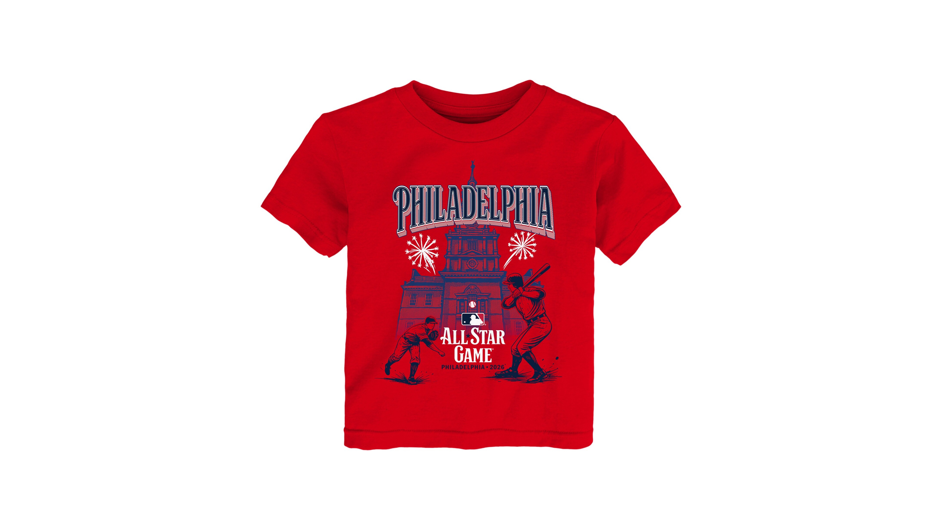 Outerstuff Preschool Red 2026 Mlb All-Star Game Independence Hall T-Shirt