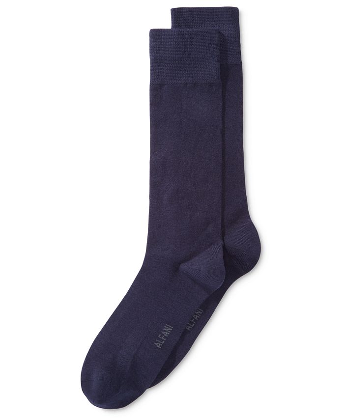 Alfani Spectrum Men's Socks, Solid Crew Single Pack Macy's