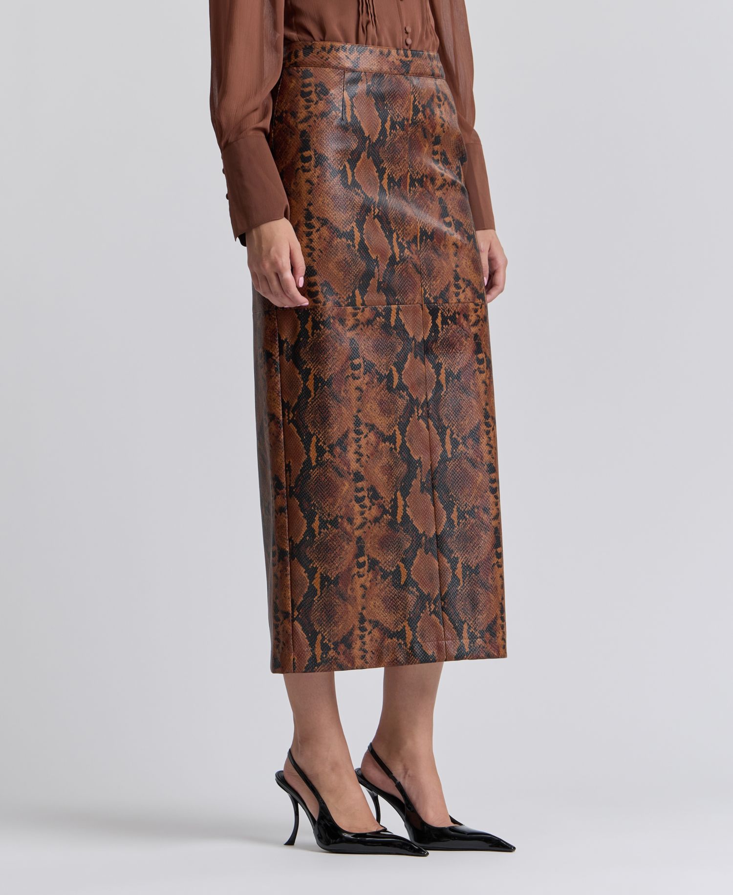 Women's Fitted Midi Skirt
