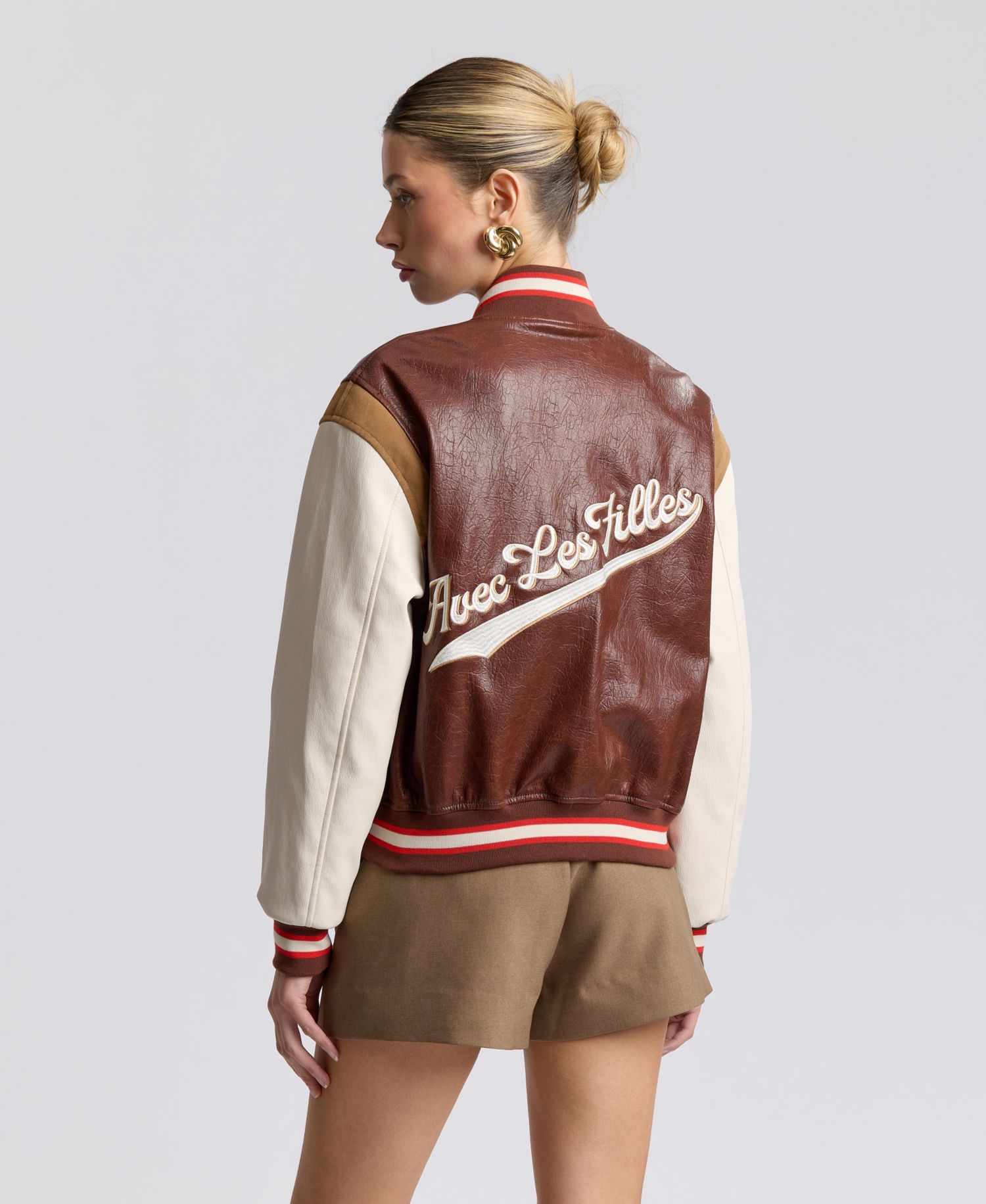 Women's Logo Varsity Colorblock Jacket
