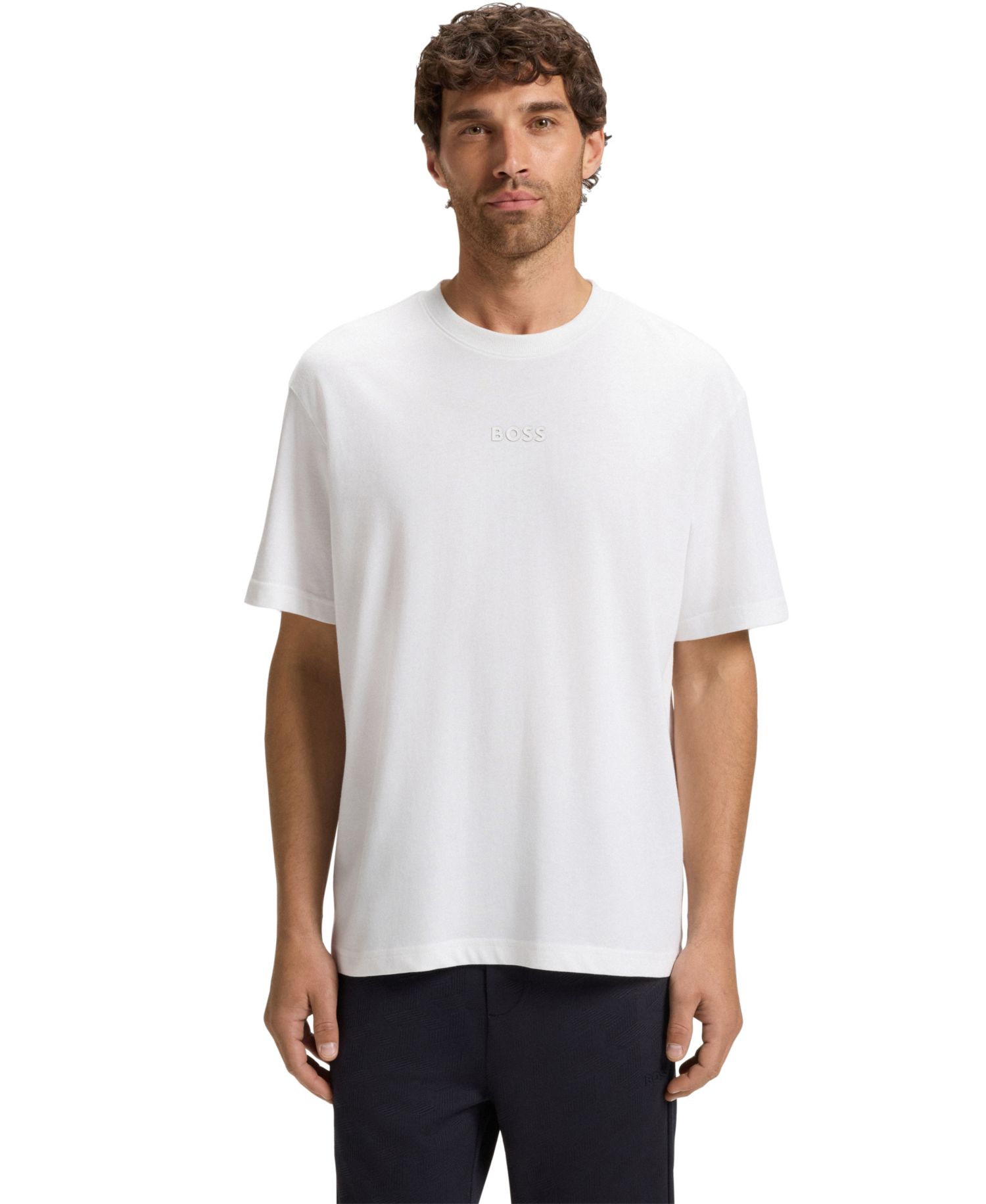 Men's Premium Cotton Jersey Relaxed-Fit T-Shirt
