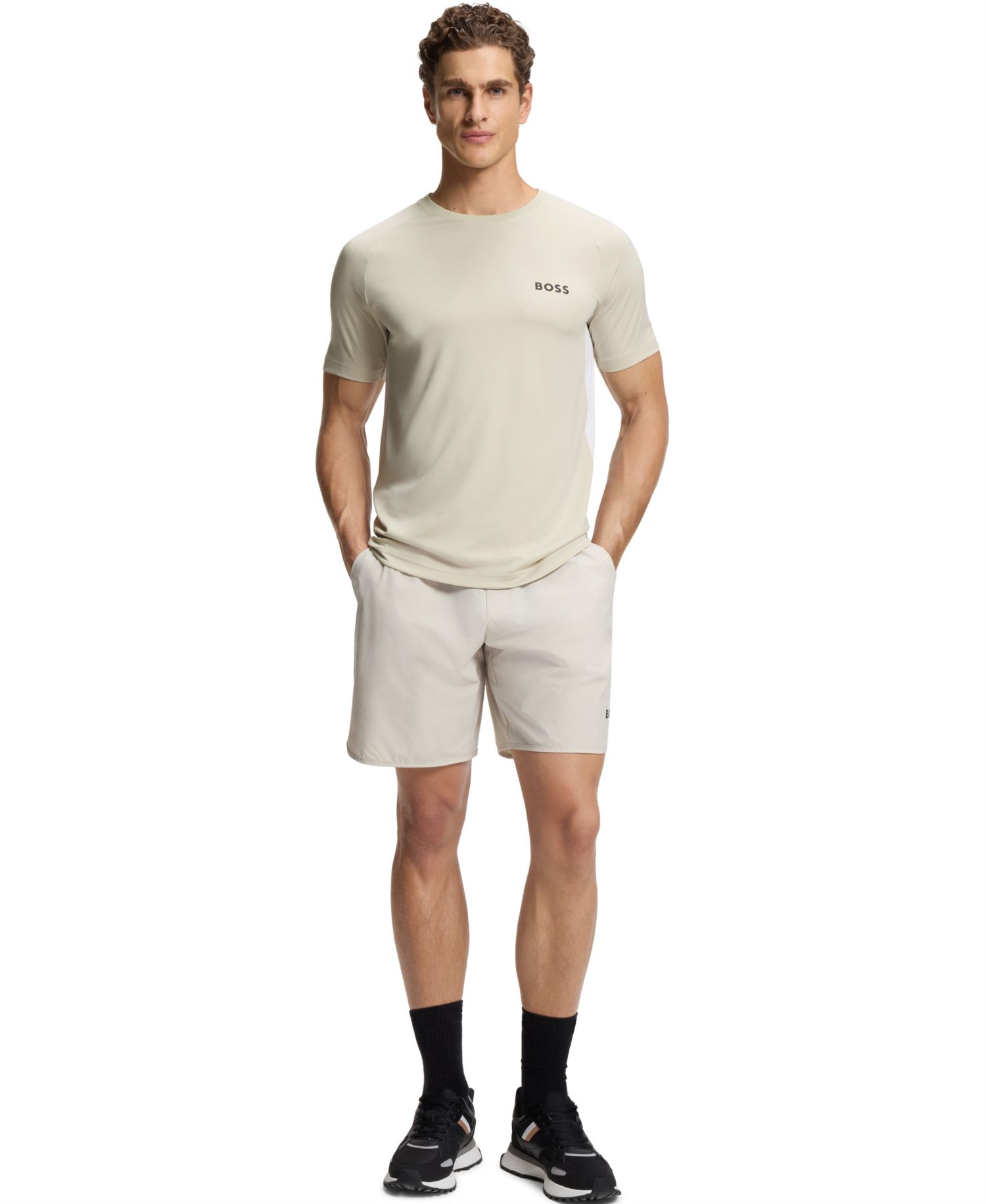 BOSS by Men's Four-Way Stretch Slim-Fit T-Shirt