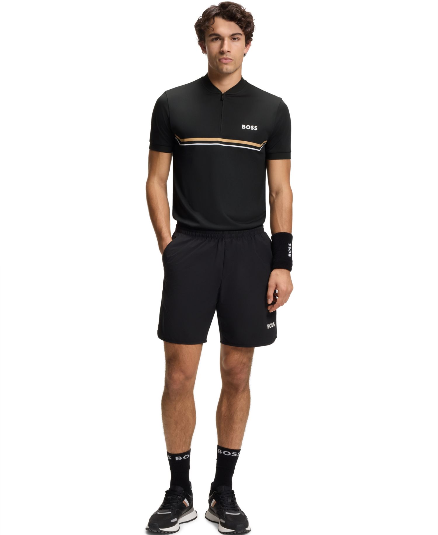 Men's Moisture Management Slim-Fit Polo Shirt
