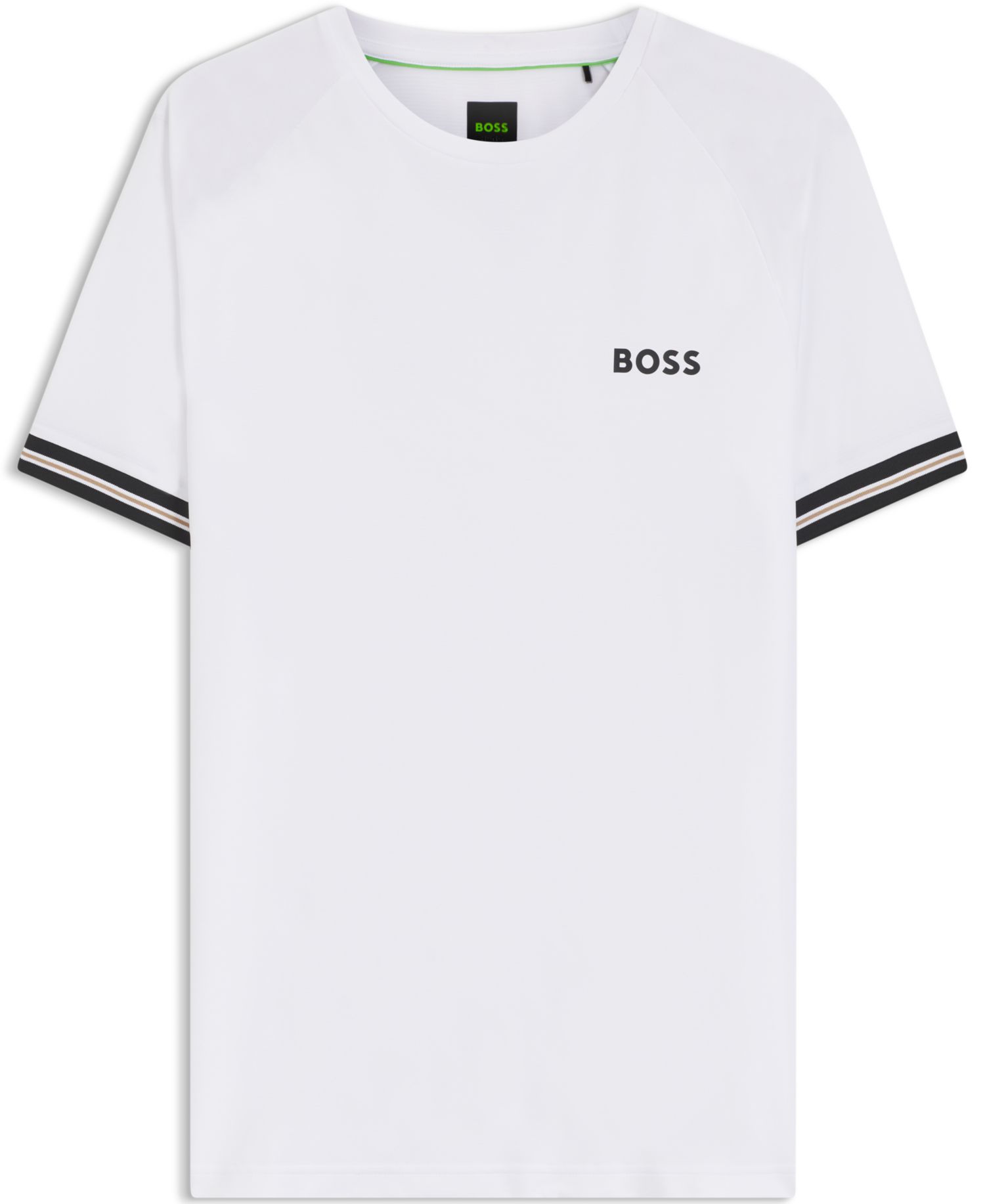 Men's Active Tennis-Ball Embossing Slim-Fit T-Shirt