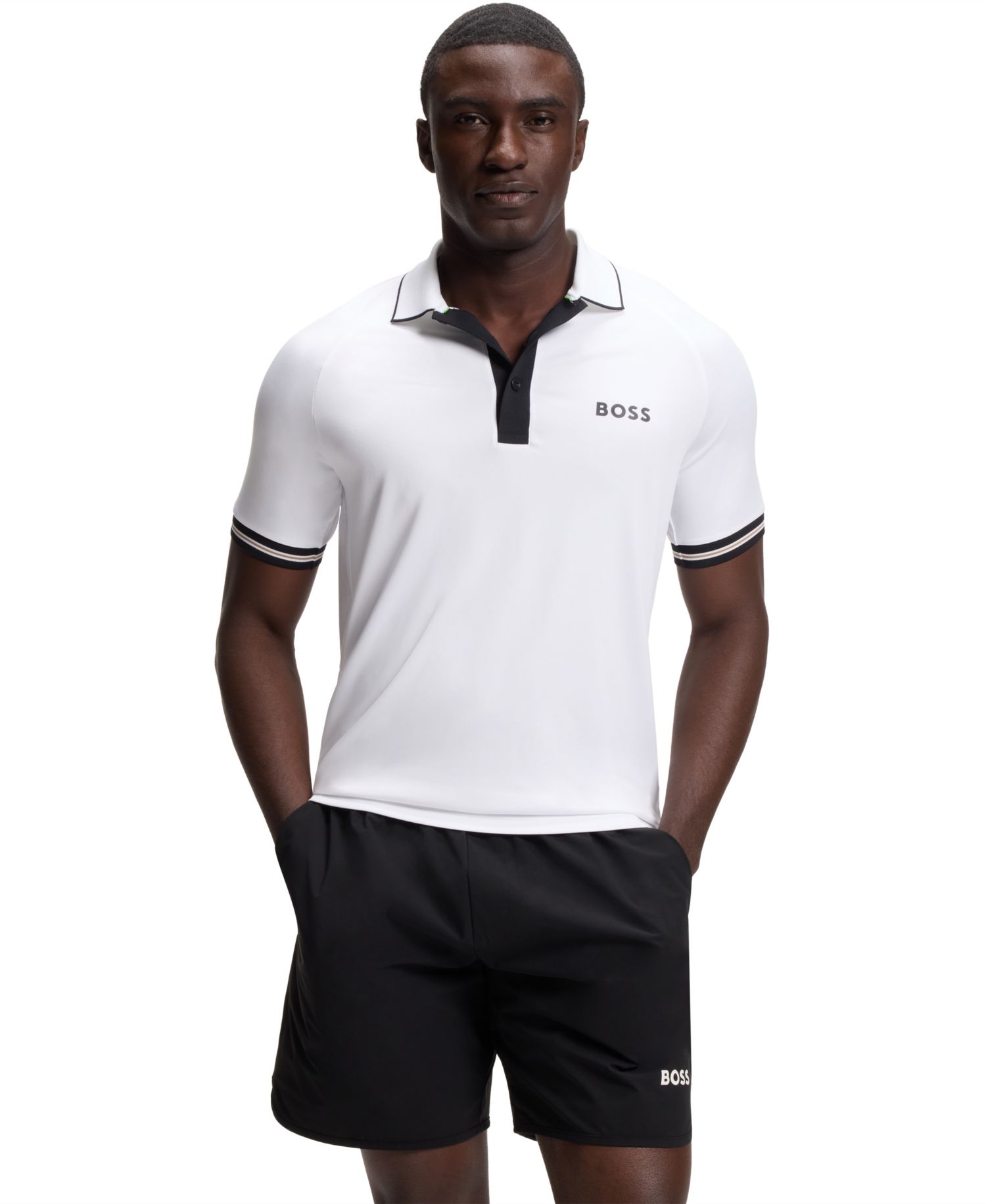 Men's Moisture Management Slim-Fit Polo Shirt