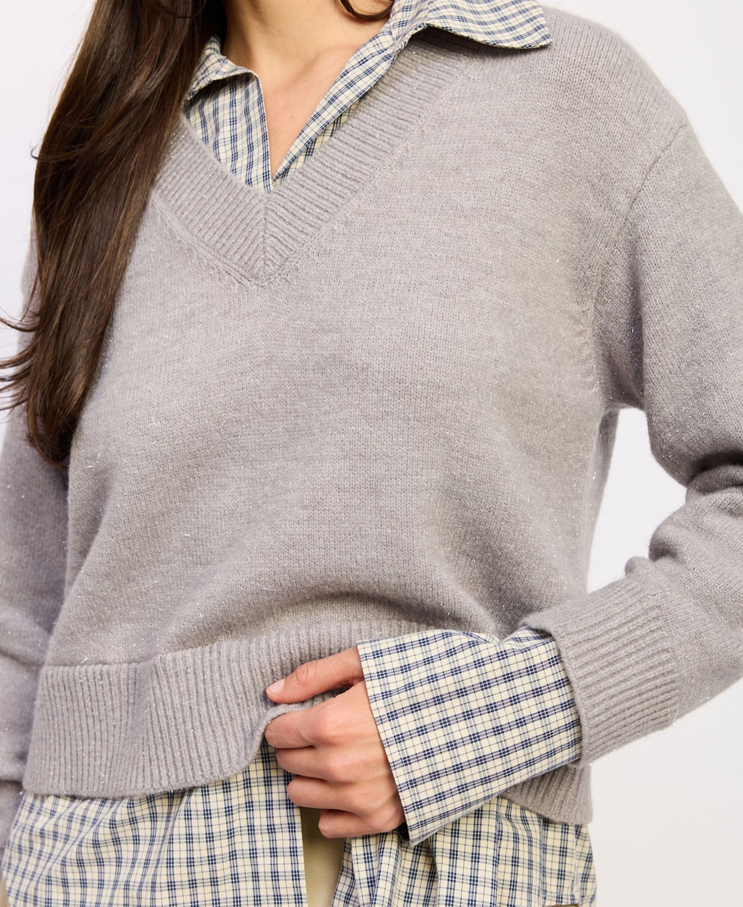 Women's Annie Long-Sleeve Collared Sweater