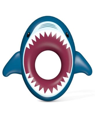 Inflatable Shark Pool Float Ride On Raft for Adults Kids