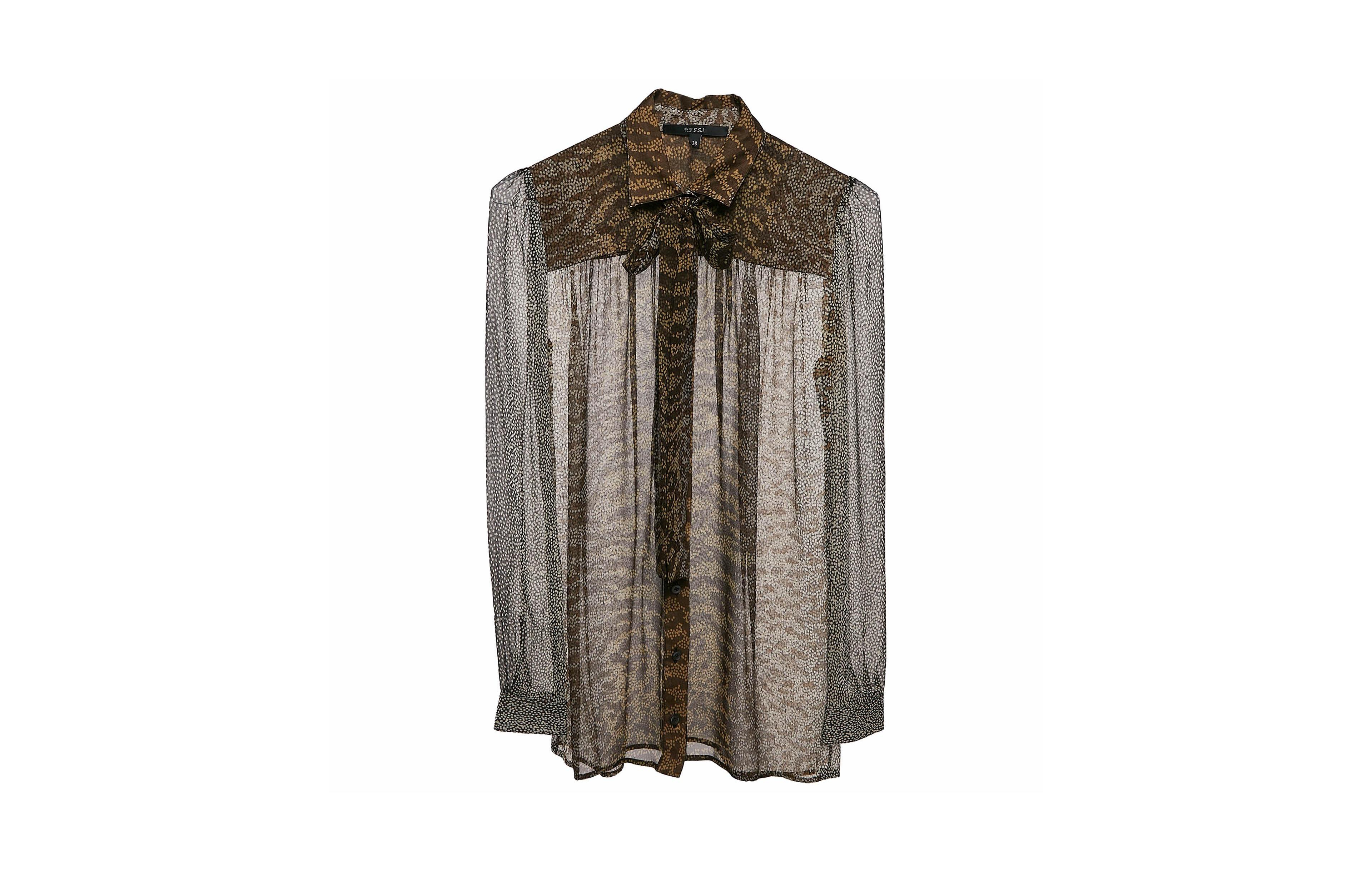 Pre-Owned Gucci Women's Chiffon Top