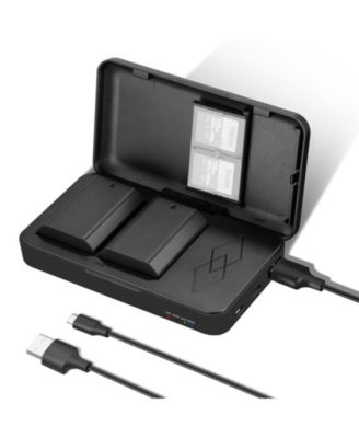 NP-FZ100 Camera Battery and Charger with 2280mAh for Sony NP-F-series devices