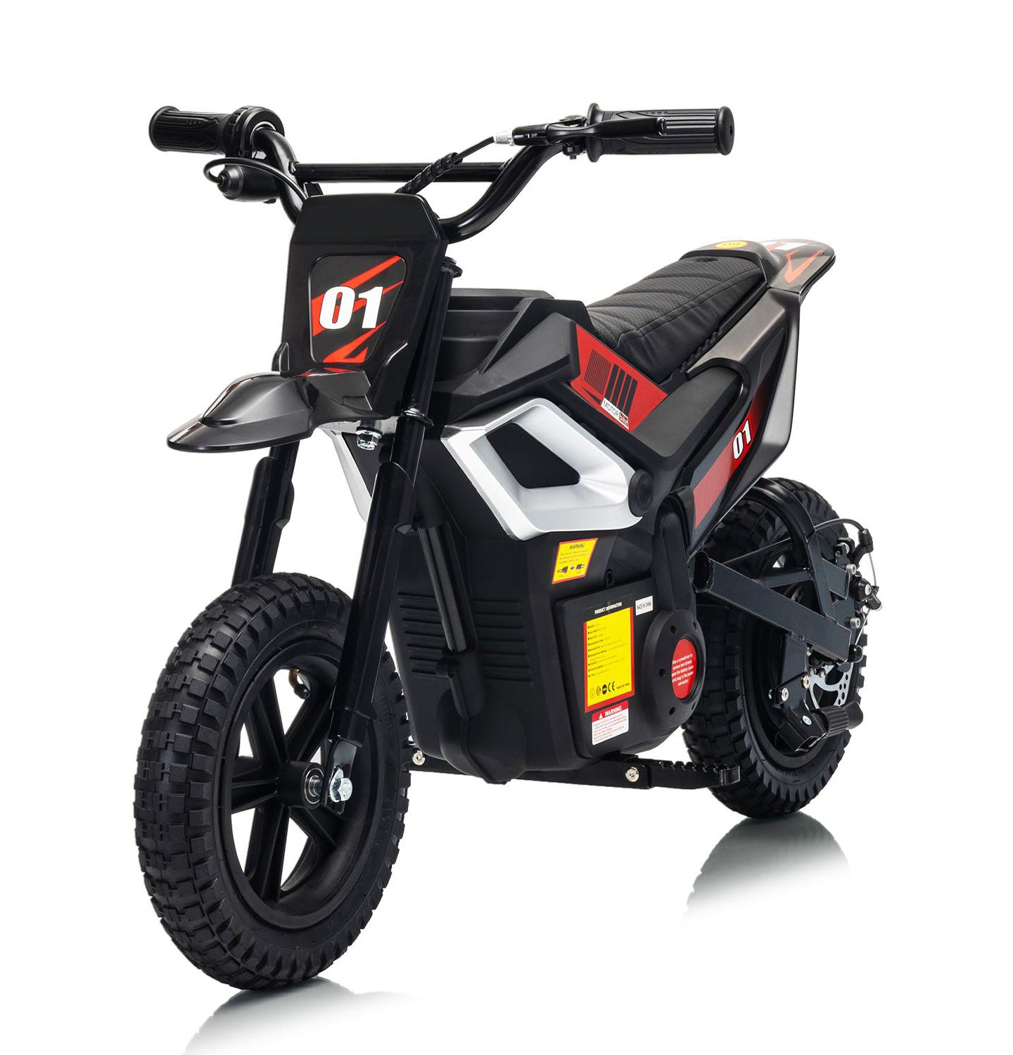 Детская игрушка homfan 45.7"L x 21.3"W x 26.4"H Electric 4-Wheel Ride-On Motorcycle, 3–7 лет, цвет: Чёрный — фото 8