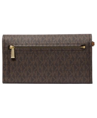 MICHAEL Michael Kors Jet Set Medium Flap Double Zipper Wristlet