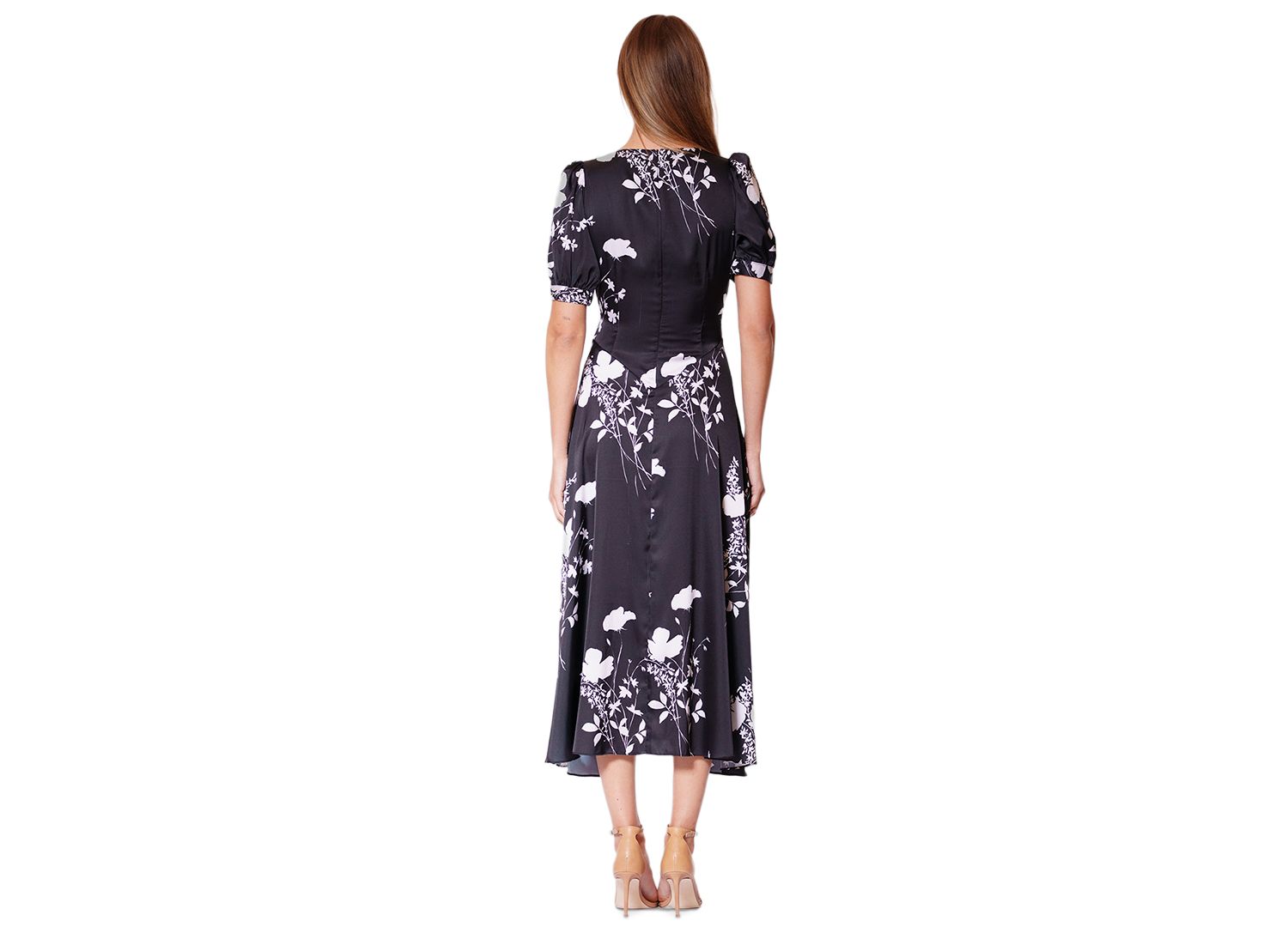Women's Short-Sleeve Midi Dress