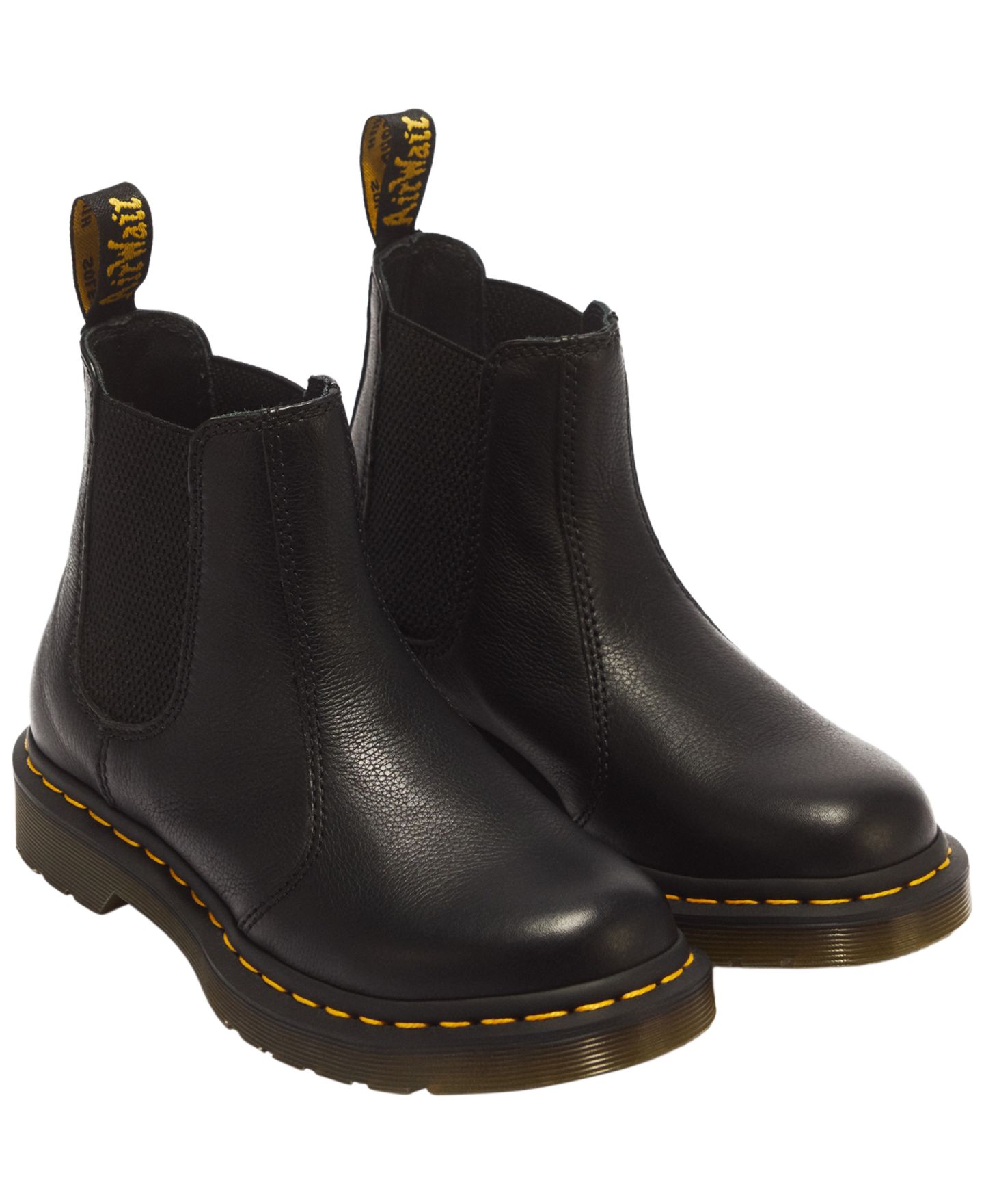 Женские ботинки Dr. Martens 2976 Virginia Leather Chelsea Pull-On Booties, цвет: Чёрный — фото 5