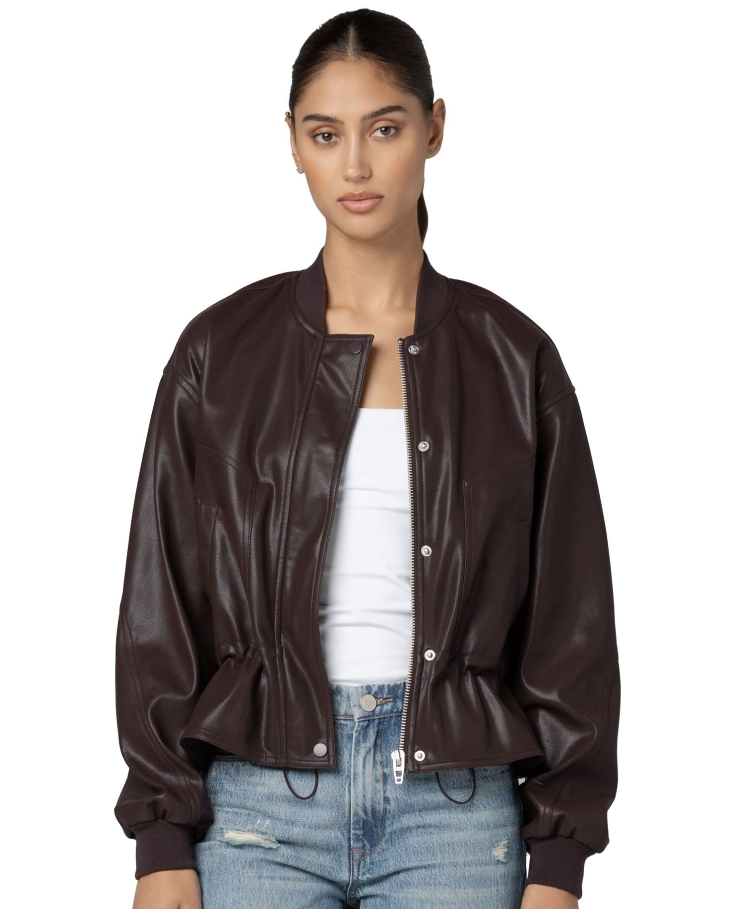 Women's Overdrive Collarless Peplum Jacket