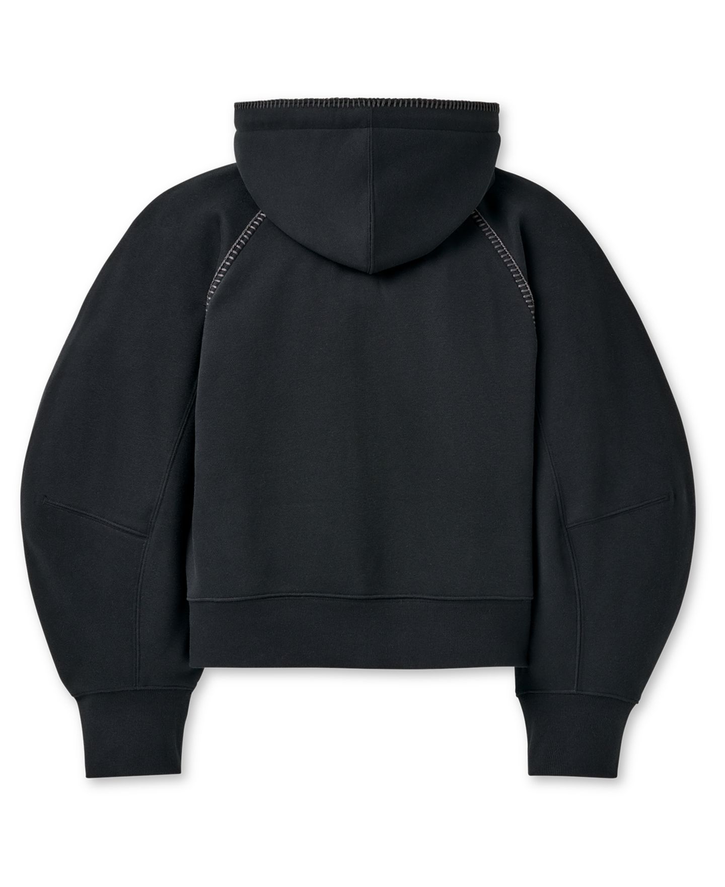 Женское худи UGG® Classic Long-Sleeve Full-Zip, цвет: Чёрный — фото 5