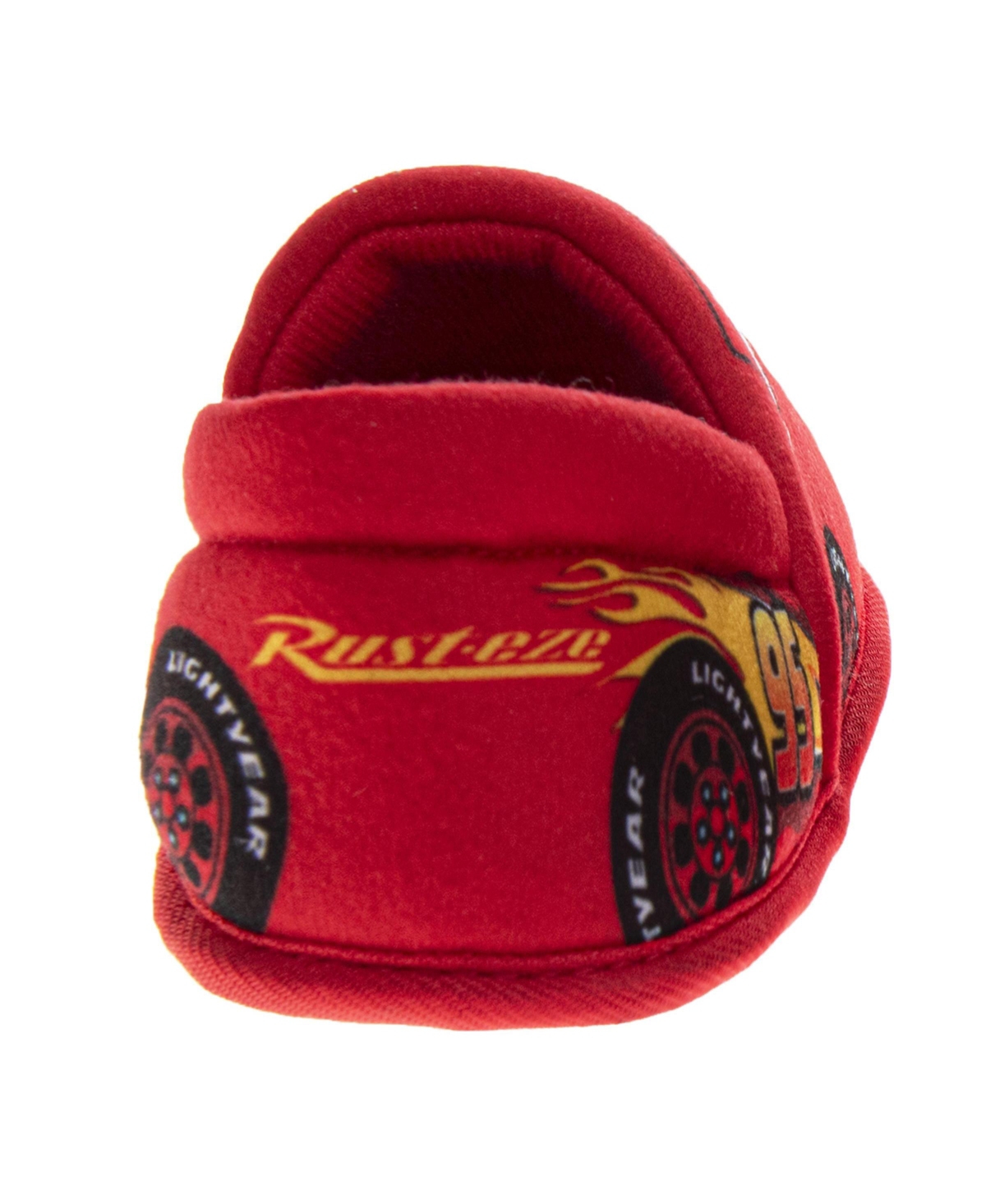 Disney Boy Kids 5-11 Cars Lightning McQueen Slippers Plush, Warm, and Soft House Shoes