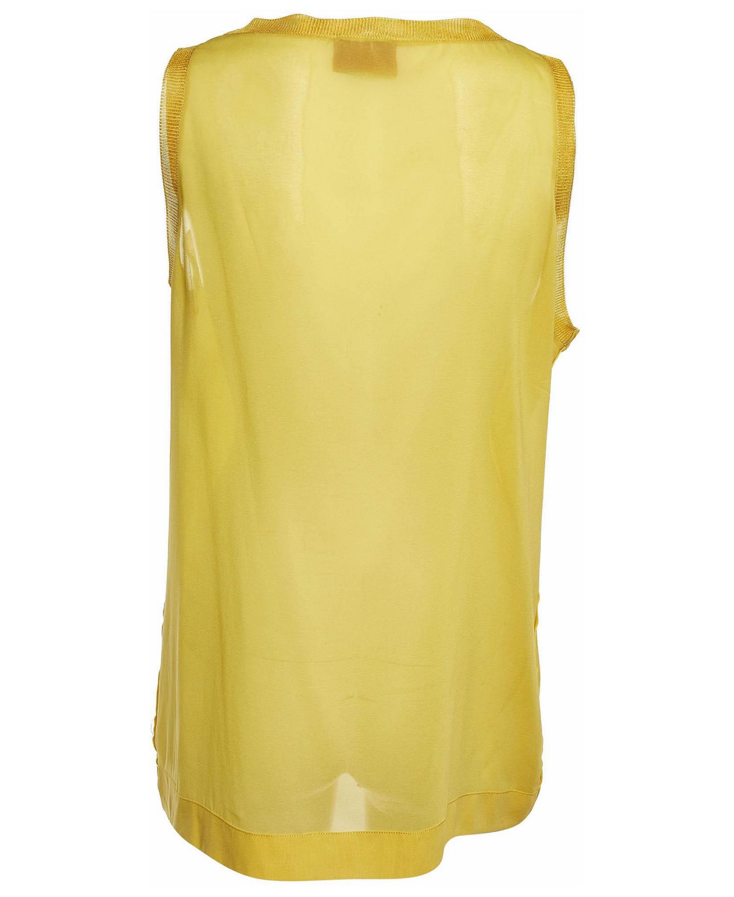 Women's Satin-Trim Crepe Tank Top