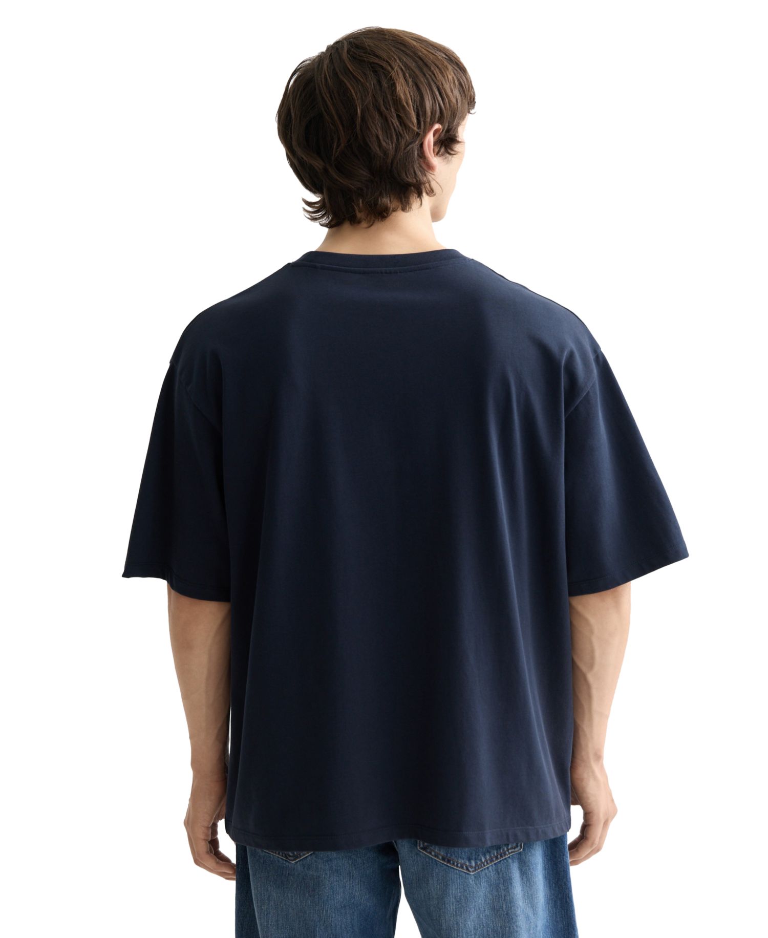 Men's Oversized Crewneck Pocket T-Shirt