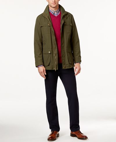 Club Room Field Jacket, Wool Sweater and Plaid Button-Down Shirt, Only at Macy's
