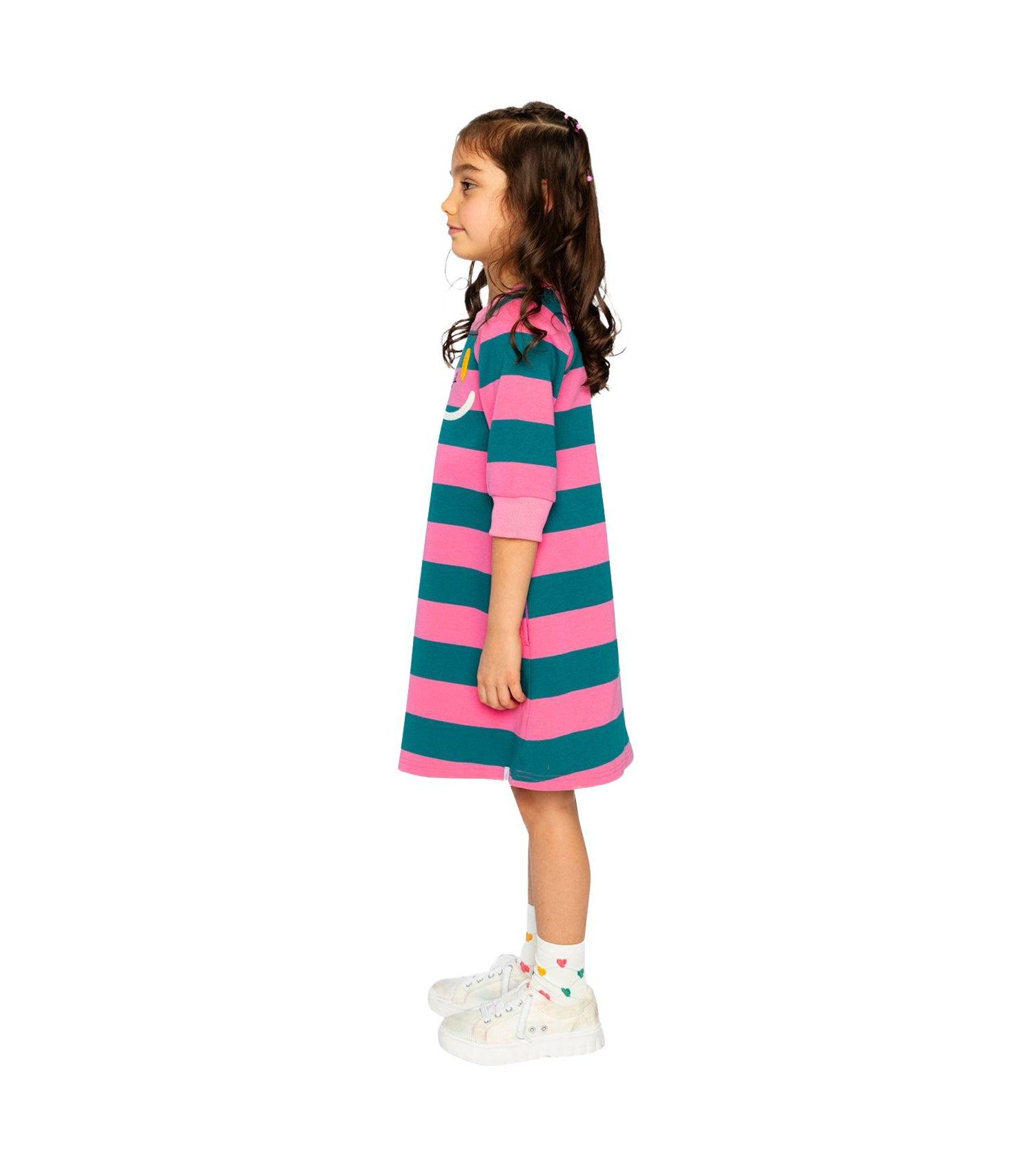 Big Girls (6-14) Engineer Stripe Dress