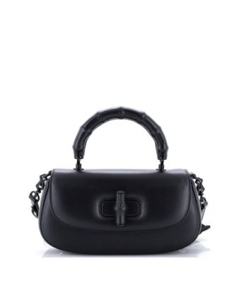 Medium Bamboo Diva Top Handle Bag Leather