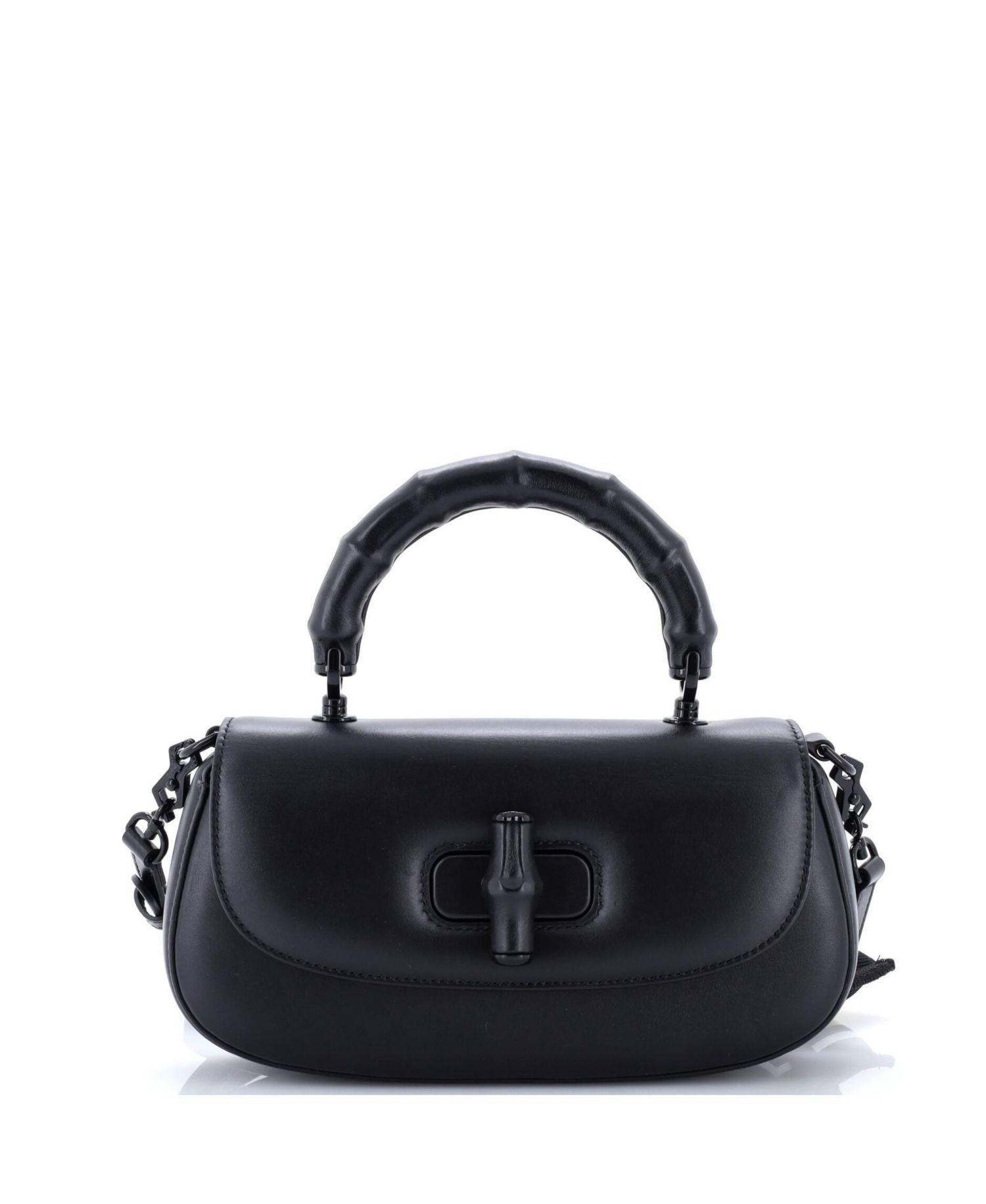 Medium Bamboo Diva Top Handle Bag Leather