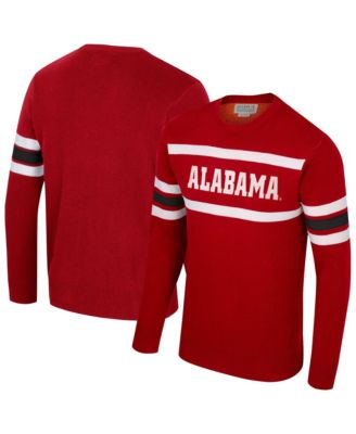 Men's and Women's Crimson Alabama Crimson Tide Renew Knit Vintage Pullover Sweater