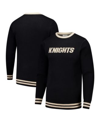 Men's and Women's Black UCF Knights Renew Knit Vintage Pullover Sweater