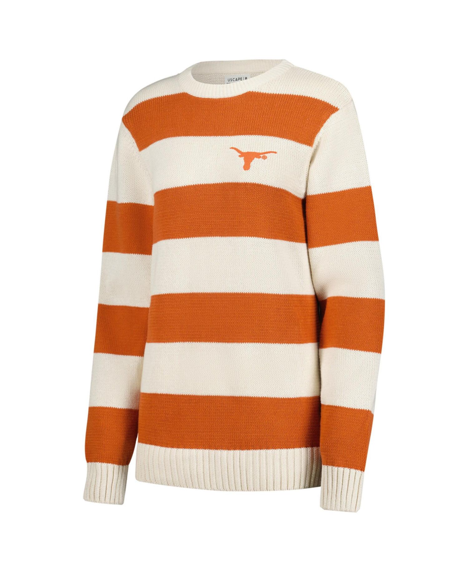 Men's and Women's Cream Texas Longhorns Renew Knit Stadium Sweater