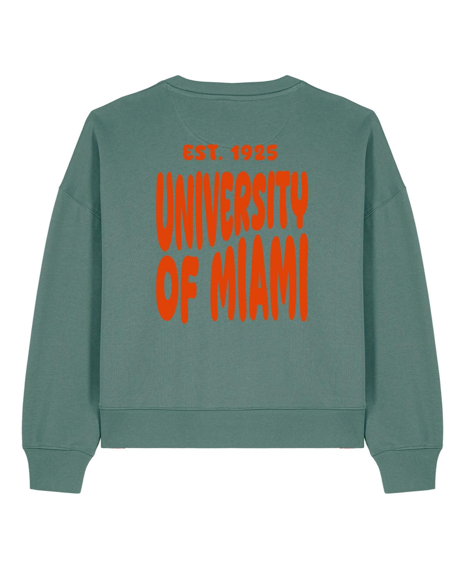Women's Green Miami Hurricanes Cloud Sweatshirt