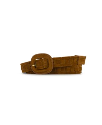 Rikke Burnished Suede Belt