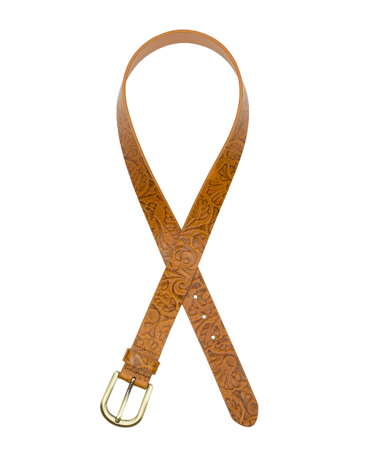 Vietri Brazilian Supple Tooled Belt
