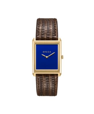 Men's Quartz Virgil Gold and Brown Leather Band Watch 26mm