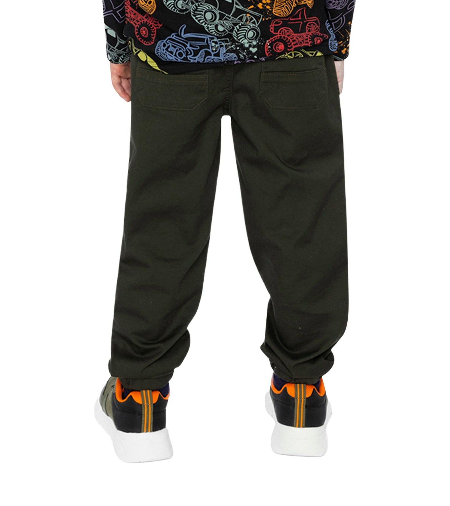 Little and Big Boy (6-12) Stretch Canvas Jogger Pants