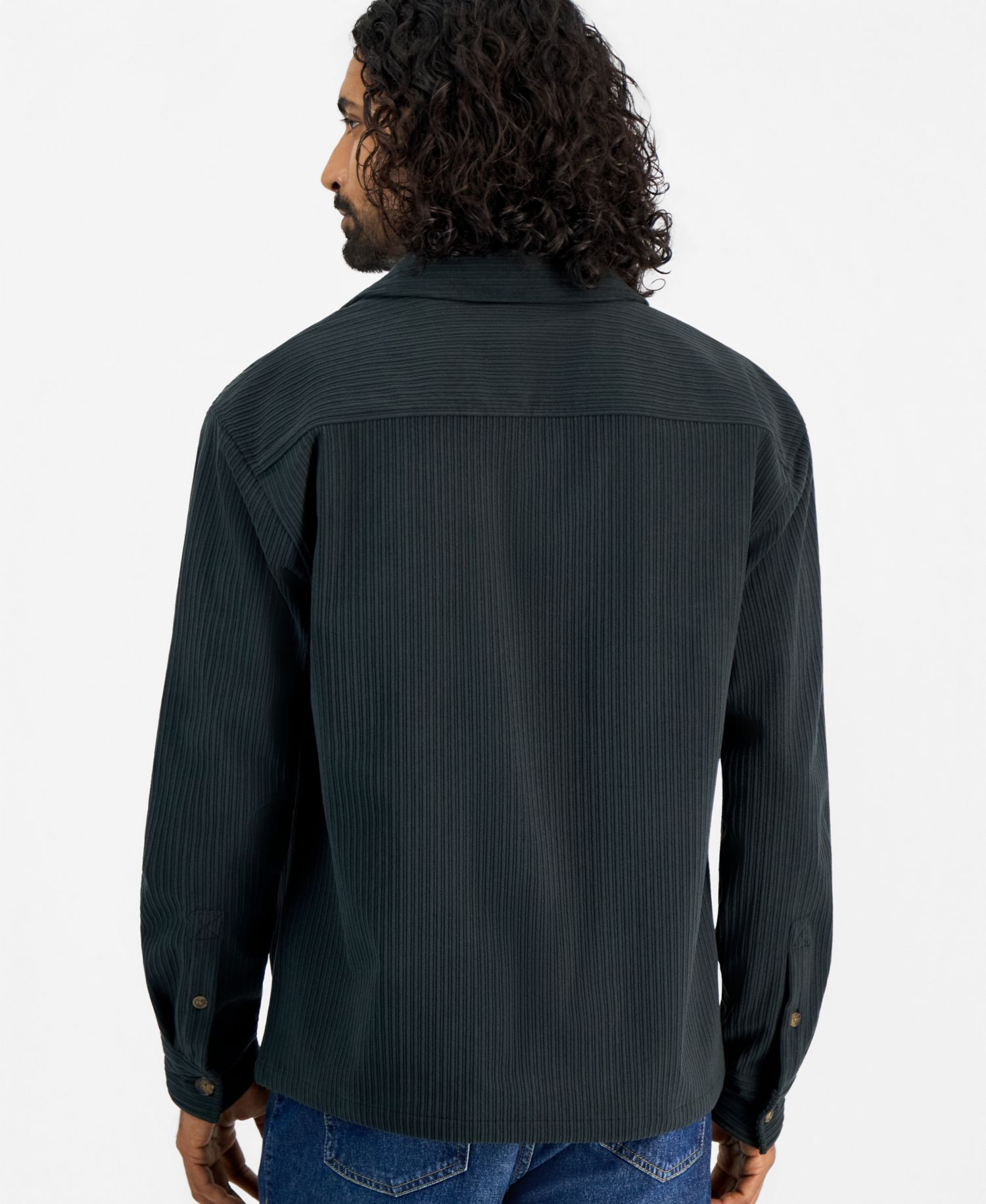 Men's Long-Sleeve Corduroy Shirt