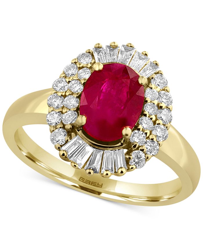 EFFY Collection Amoré by EFFY® Certified Ruby (1-3/8 ct. t.w.) and ...
