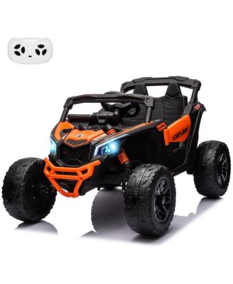 Licensed All-Terrain Electric Ride-On UTV, Off-Road Toy Car with Remote Control, Large Seat,  LED Lights, Fun for Boys and Girls