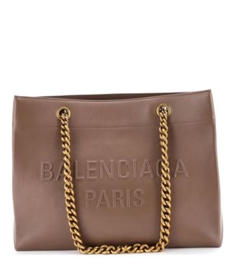 Medium Duty Free Chain Tote Leather