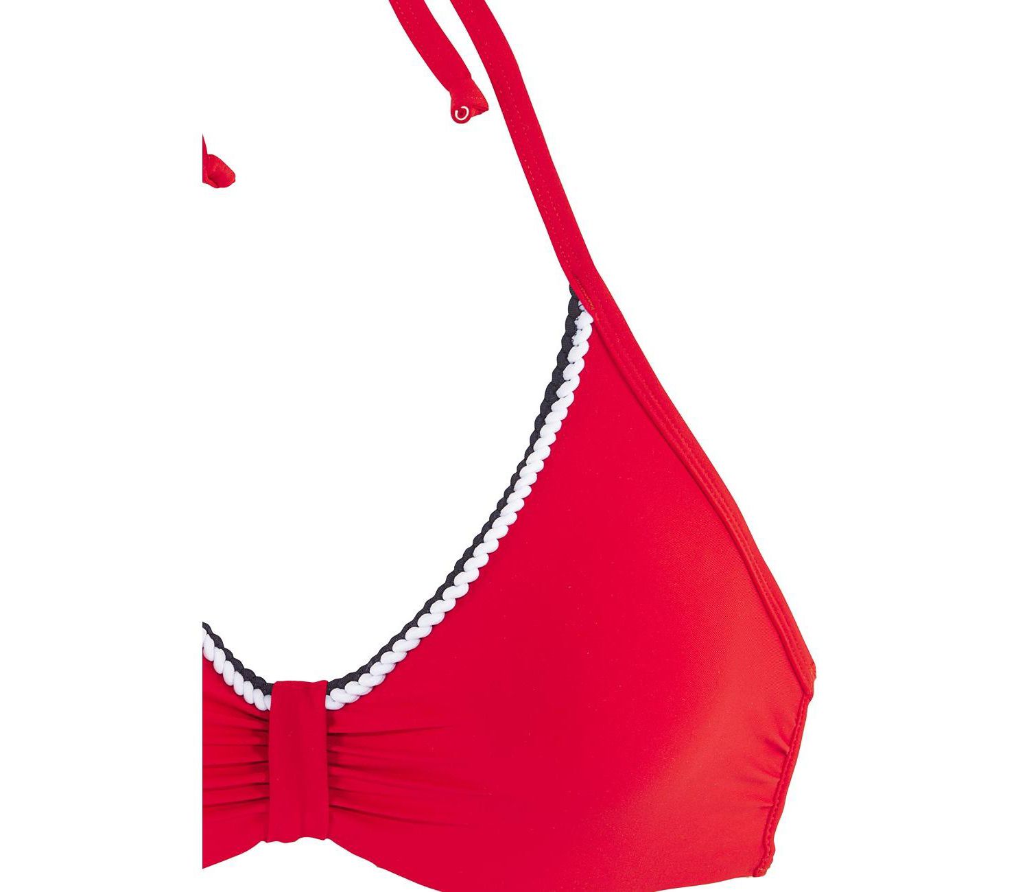 Women's Contrast Trim Underwire Bikini Top