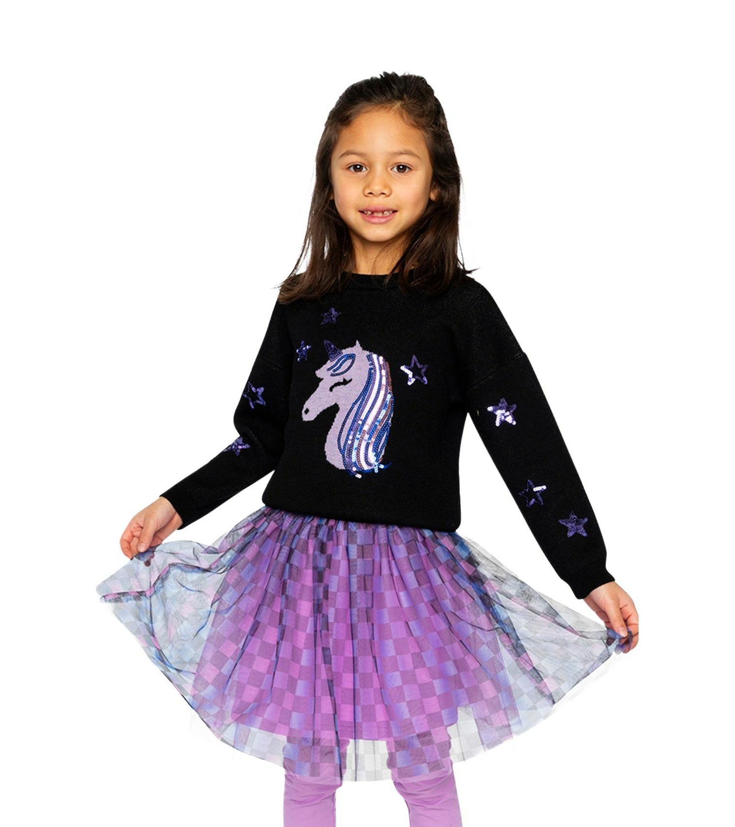 Little Girls (6-12) Knitted Sweater