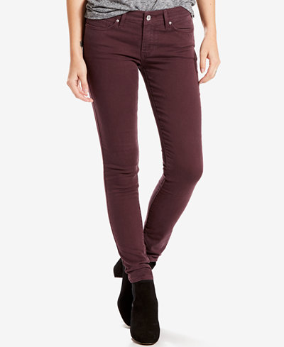 Levi's® 711 Colored Wash Skinny Jeans