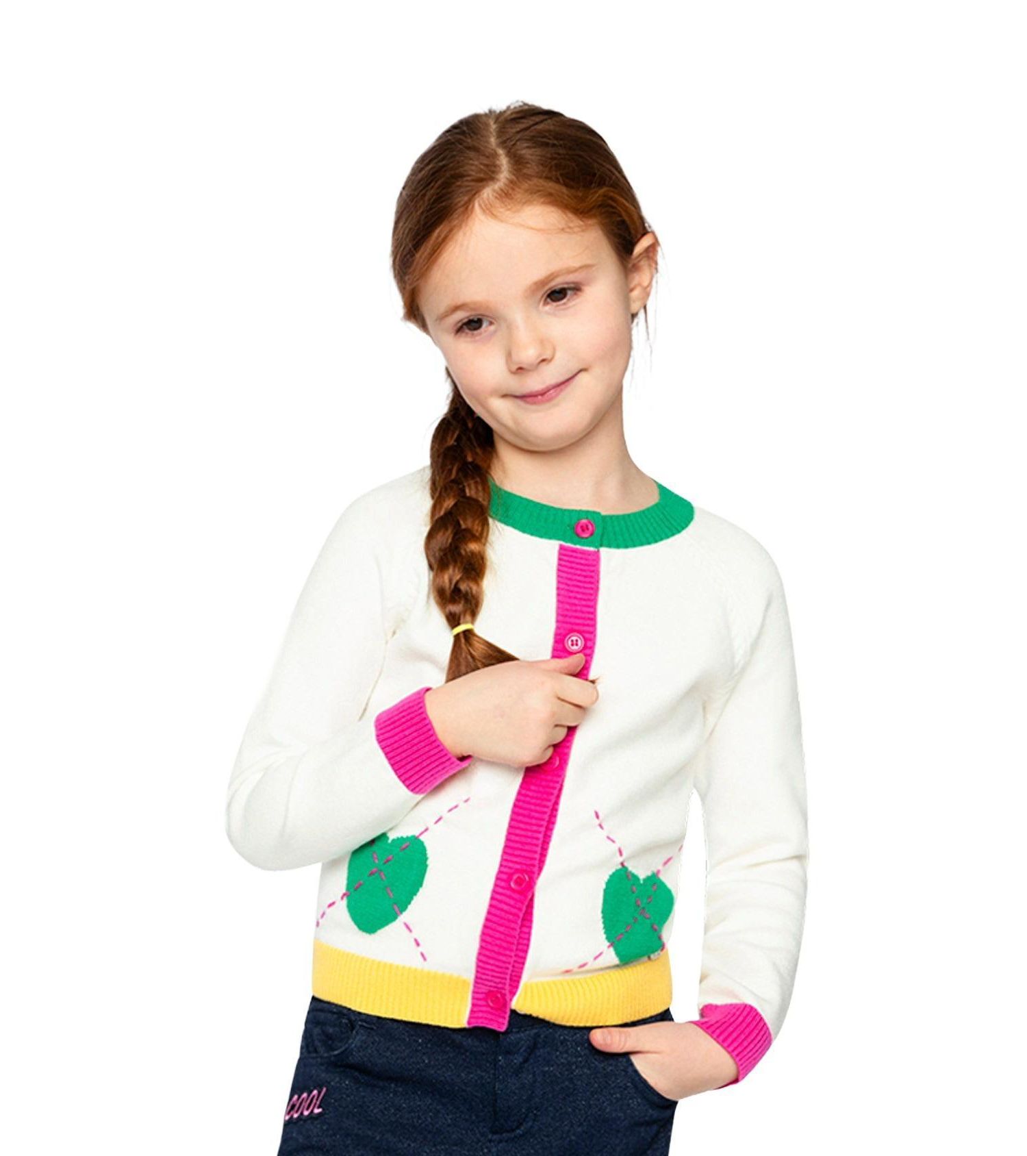 Big Girls (6-14) Knitted Cardigan