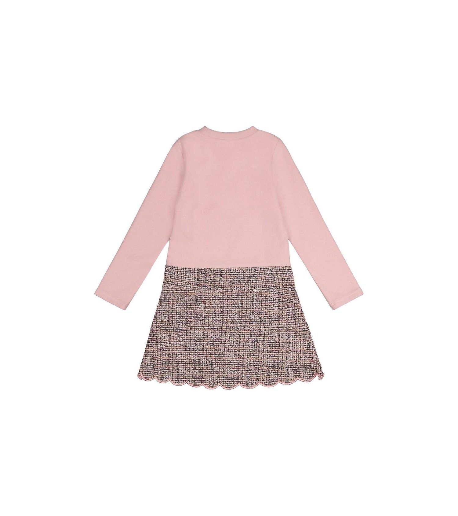 Big Girls Girl(6-14) Bi-Material Dress