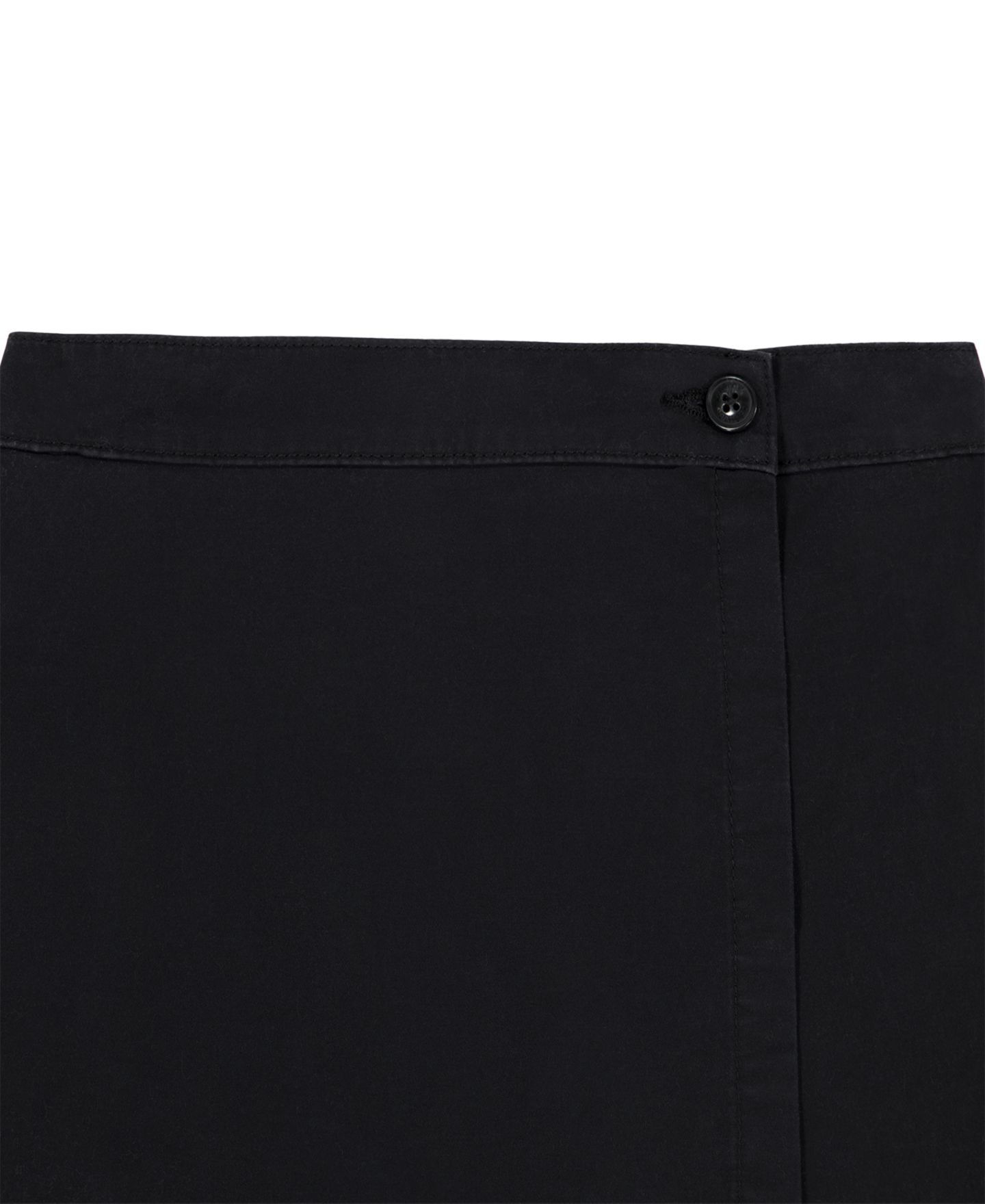 Юбка-шорты Calvin Klein Sateen Skort для девочек, цвет: Чёрный — фото 4