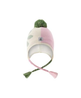 Toddler Girl (2-4) Winter Peruvian Knit Hat with Pompom