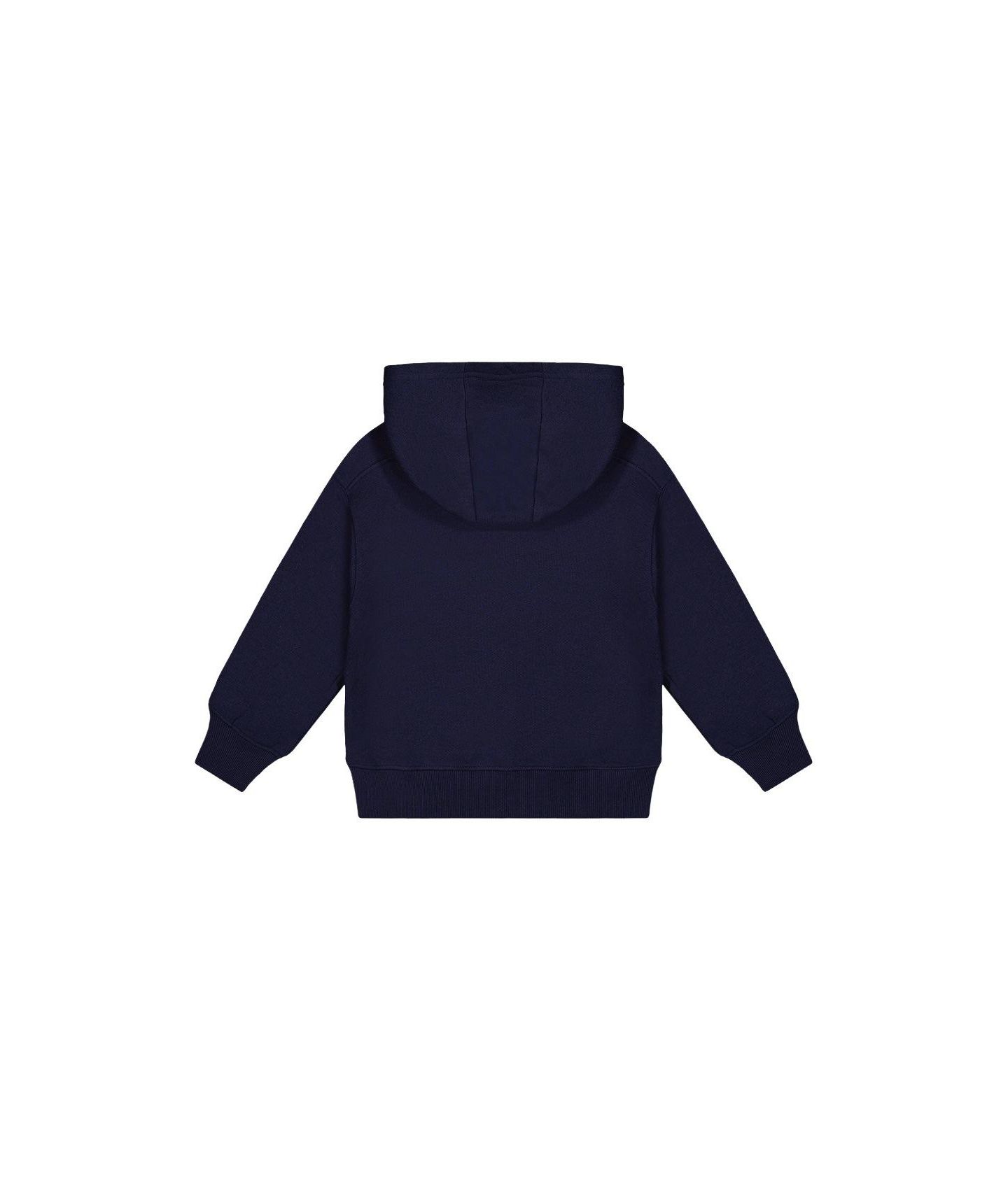 Худи Deux par Deux Fleece Hooded Sweatshirt для мальчиков, цвет: Тёмный синий — фото 8