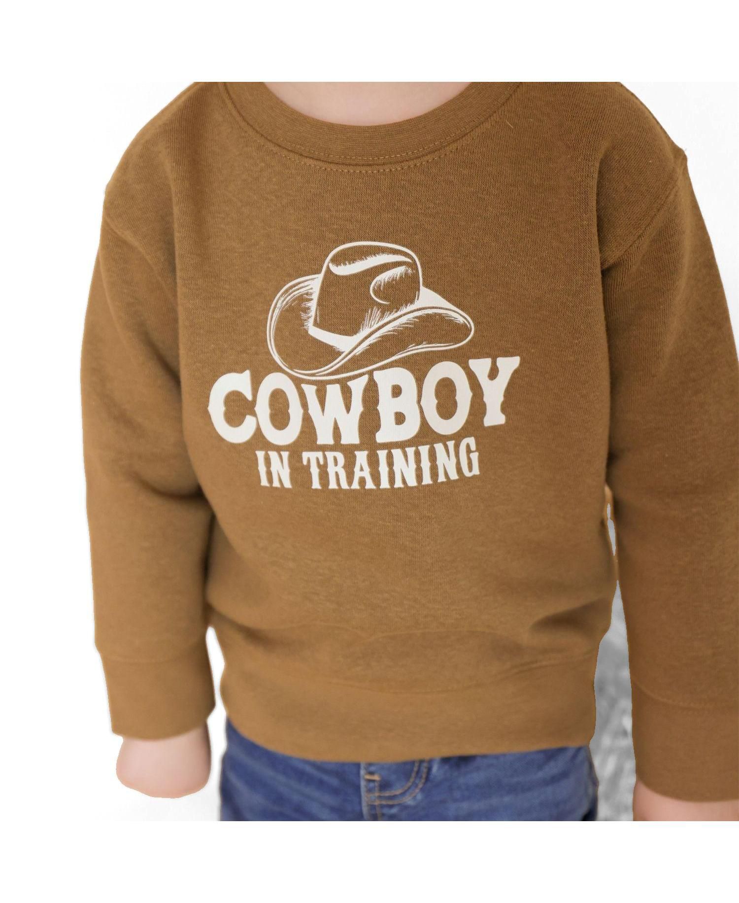 Big Boys Cowboy In Training Western Sweatshirt