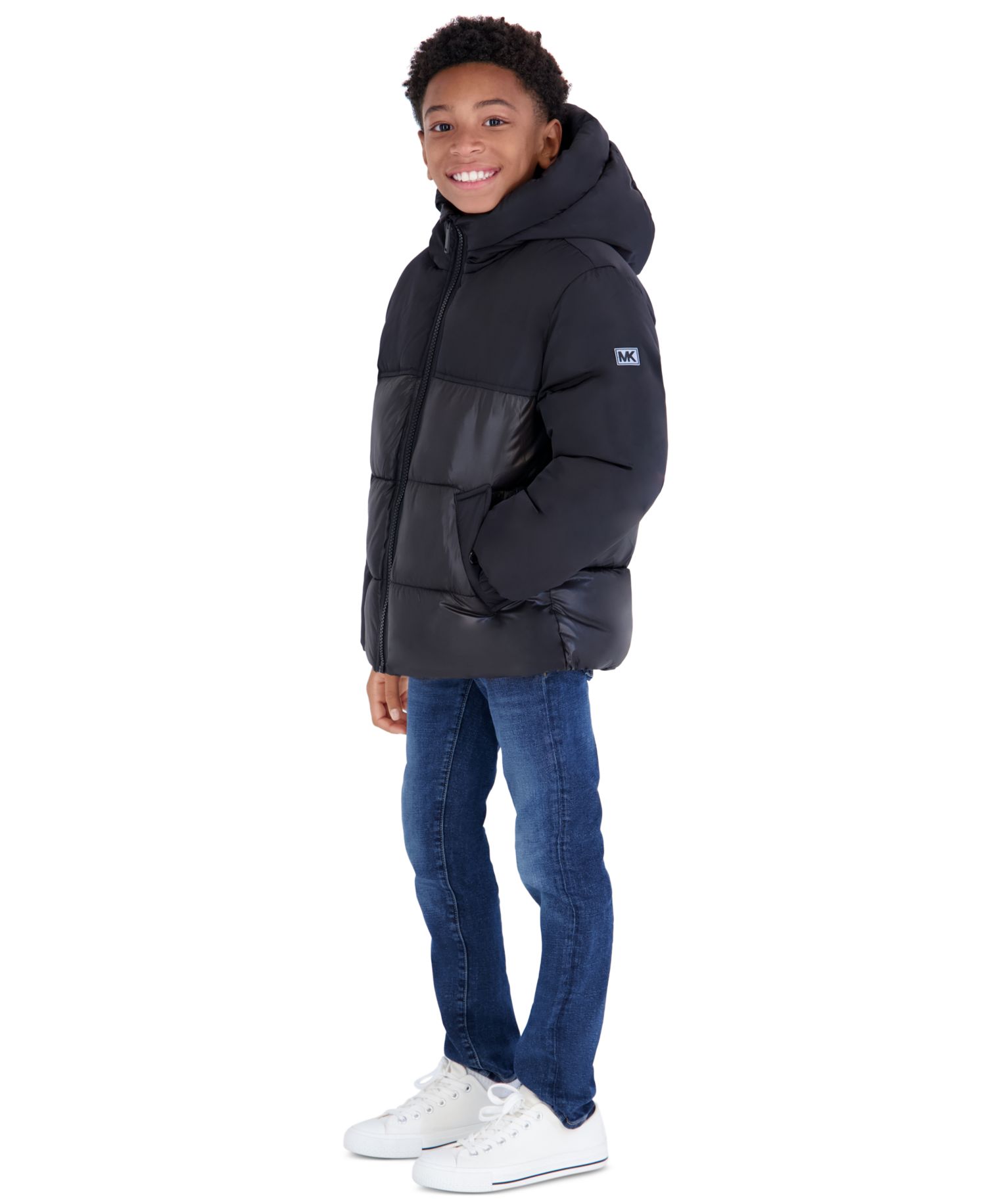 Boys' 5-16 Long-Sleeve Puffer Jacket