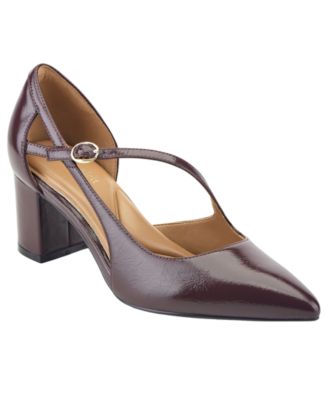Women's Nerina eFlex Leather d'Orsay Asymmetrical Pumps