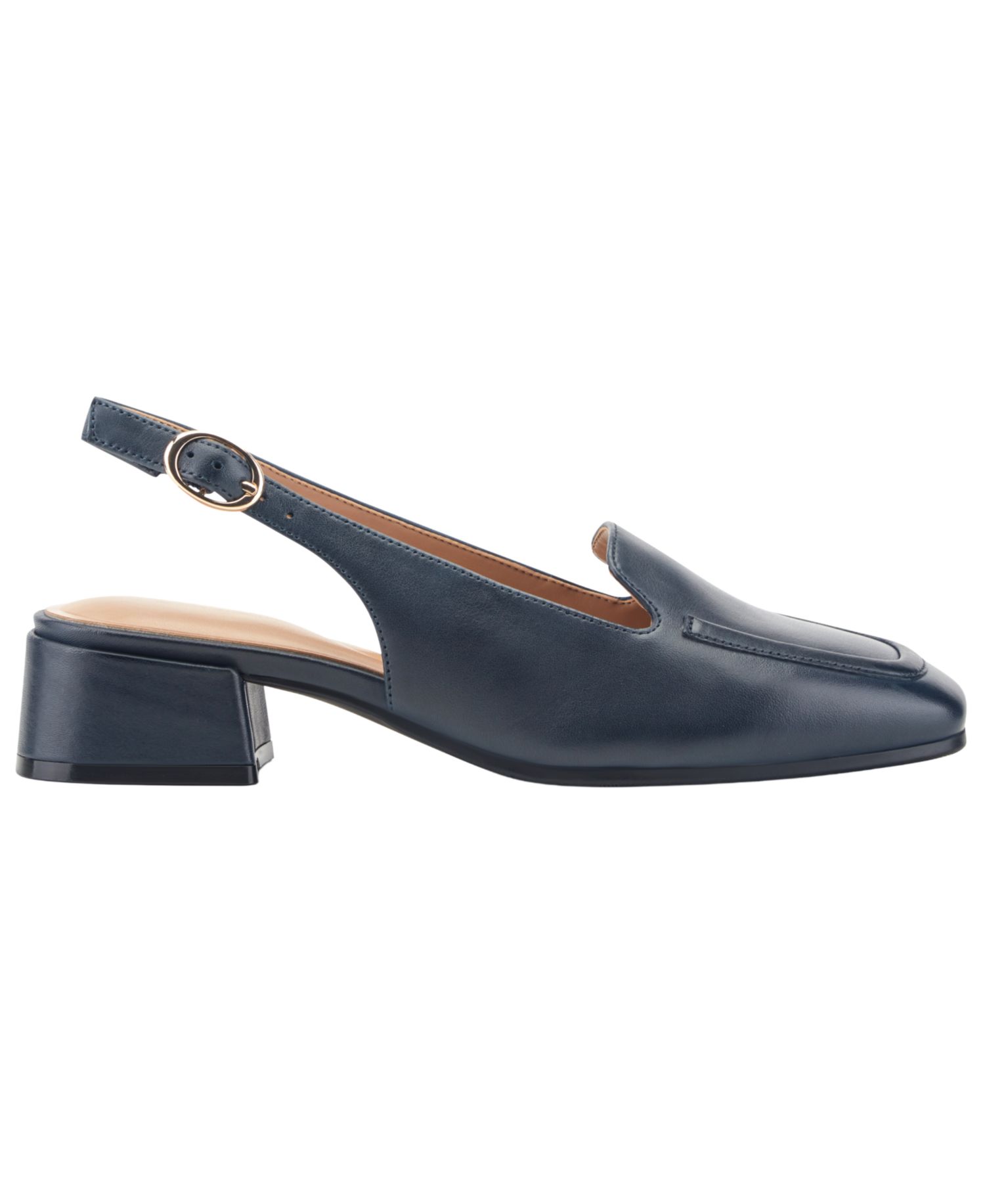 Women's Farida eFlex Leather Moc Toe Slingback Pumps